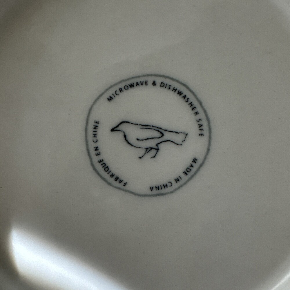 Anthropologie Monogram Initial Coffee Mug Cup White Letter S - Picture 11 of 12